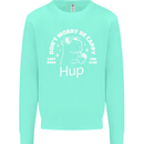 Be Cappy Funny Capybara Mens Sweatshirt Jumper Peppermint