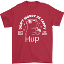 Be Cappy Funny Capybara Mens T-Shirt 100% Cotton Red