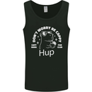 Be Cappy Funny Capybara Mens Vest Tank Top Black