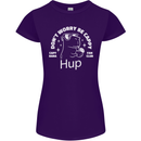 Be Cappy Funny Capybara Womens Petite Cut T-Shirt Purple