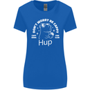 Be Cappy Funny Capybara Womens Wider Cut T-Shirt Royal Blue