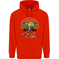 Be Kind Elephant Autism Autistic Childrens Kids Hoodie Bright Red