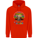 Be Kind Elephant Autism Autistic Childrens Kids Hoodie Bright Red