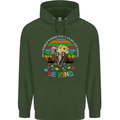 Be Kind Elephant Autism Autistic Childrens Kids Hoodie Forest Green