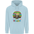 Be Kind Elephant Autism Autistic Childrens Kids Hoodie Light Blue