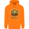 Be Kind Elephant Autism Autistic Childrens Kids Hoodie Orange