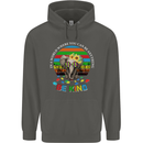 Be Kind Elephant Autism Autistic Childrens Kids Hoodie Storm Grey