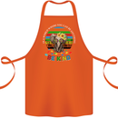 Be Kind Elephant Autism Autistic Cotton Apron 100% Organic Orange