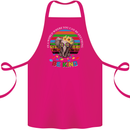 Be Kind Elephant Autism Autistic Cotton Apron 100% Organic Pink