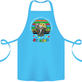 Be Kind Elephant Autism Autistic Cotton Apron 100% Organic Turquoise