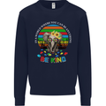 Be Kind Elephant Autism Autistic Kids Sweatshirt Jumper Navy Blue