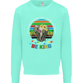 Be Kind Elephant Autism Autistic Kids Sweatshirt Jumper Peppermint