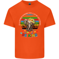 Be Kind Elephant Autism Autistic Kids T-Shirt Childrens Orange