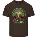 Be Kind Elephant Autism Autistic Mens Cotton T-Shirt Tee Top Dark Chocolate