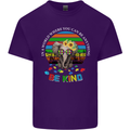 Be Kind Elephant Autism Autistic Mens Cotton T-Shirt Tee Top Purple