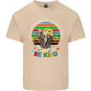 Be Kind Elephant Autism Autistic Mens Cotton T-Shirt Tee Top Sand
