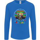 Be Kind Elephant Autism Autistic Mens Long Sleeve T-Shirt Royal Blue