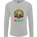 Be Kind Elephant Autism Autistic Mens Long Sleeve T-Shirt Sports Grey