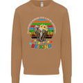 Be Kind Elephant Autism Autistic Mens Sweatshirt Jumper Caramel Latte
