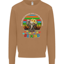 Be Kind Elephant Autism Autistic Mens Sweatshirt Jumper Caramel Latte