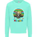 Be Kind Elephant Autism Autistic Mens Sweatshirt Jumper Peppermint