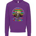 Be Kind Elephant Autism Autistic Mens Sweatshirt Jumper Purple