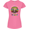 Be Kind Elephant Autism Autistic Womens Petite Cut T-Shirt Azalea
