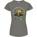 Be Kind Elephant Autism Autistic Womens Petite Cut T-Shirt Charcoal