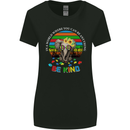 Be Kind Elephant Autism Autistic Womens Wider Cut T-Shirt Black