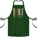 Be Kind in Sign Black Lives Matter LGBT Cotton Apron 100% Organic Forest Green