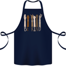 Be Kind in Sign Black Lives Matter LGBT Cotton Apron 100% Organic Navy Blue