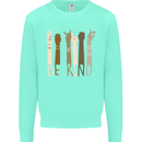Be Kind in Sign Black Lives Matter LGBT Kids Sweatshirt Jumper Peppermint