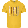Be Kind in Sign Black Lives Matter LGBT Kids T-Shirt Childrens Yellow
