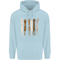 Be Kind in Sign Black Lives Matter LGBT Mens 80% Cotton Hoodie Light Blue