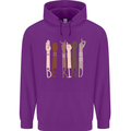 Be Kind in Sign Black Lives Matter LGBT Mens 80% Cotton Hoodie Purple