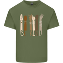 Be Kind in Sign Black Lives Matter LGBT Mens Cotton T-Shirt Tee Top Military Green