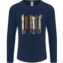 Be Kind in Sign Black Lives Matter LGBT Mens Long Sleeve T-Shirt Navy Blue