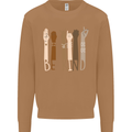 Be Kind in Sign Black Lives Matter LGBT Mens Sweatshirt Jumper Caramel Latte