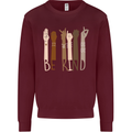 Be Kind in Sign Black Lives Matter LGBT Mens Sweatshirt Jumper Maroon