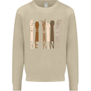 Be Kind in Sign Black Lives Matter LGBT Mens Sweatshirt Jumper Sand