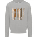 Be Kind in Sign Black Lives Matter LGBT Mens Sweatshirt Jumper Sports Grey