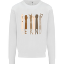 Be Kind in Sign Black Lives Matter LGBT Mens Sweatshirt Jumper White