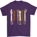 Be Kind in Sign Black Lives Matter LGBT Mens T-Shirt Cotton Gildan Purple