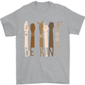 Be Kind in Sign Black Lives Matter LGBT Mens T-Shirt Cotton Gildan Sports Grey