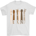 Be Kind in Sign Black Lives Matter LGBT Mens T-Shirt Cotton Gildan White
