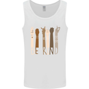 Be Kind in Sign Black Lives Matter LGBT Mens Vest Tank Top White