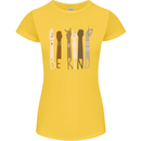 Be Kind in Sign Black Lives Matter LGBT Womens Petite Cut T-Shirt Yellow