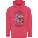Be Kind to Your Mind Mental Health Childrens Kids Hoodie Heliconia