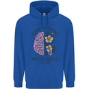Be Kind to Your Mind Mental Health Childrens Kids Hoodie Royal Blue