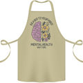 Be Kind to Your Mind Mental Health Cotton Apron 100% Organic Khaki